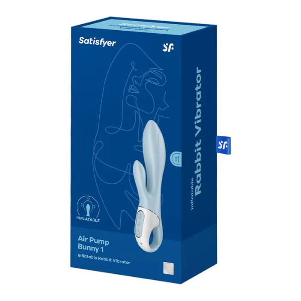 Satisfyer Air Pump Bunny 1 Blue - OSAS