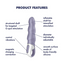 Satisfyer Air Pump Vibrator 1 Lilac - OSAS