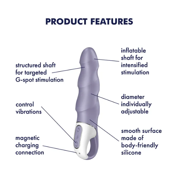 Satisfyer Air Pump Vibrator 1 Lilac - OSAS