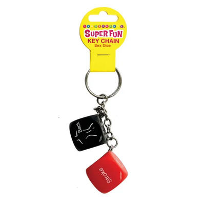 Super Fun Key Chain Sex Dice - One Stop Adult Shop