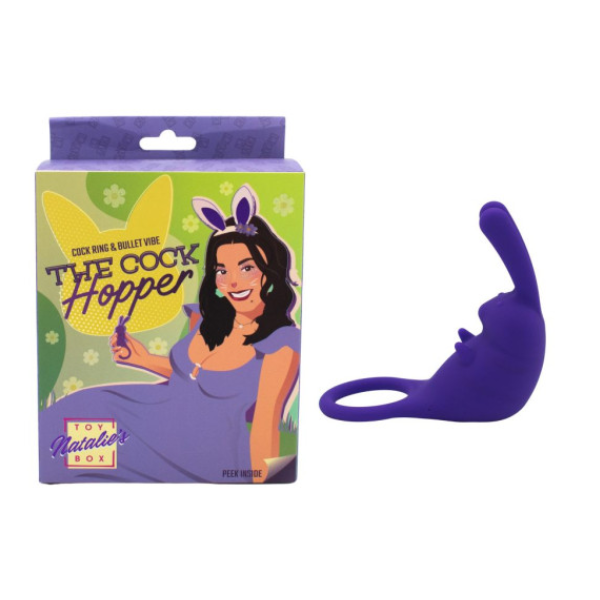 The Cock Hopper Cock Ring & Bullet Vibrator - One Stop Adult Shop