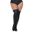 Thigh Highs Vinyl Gloss Black S/M - OSAS