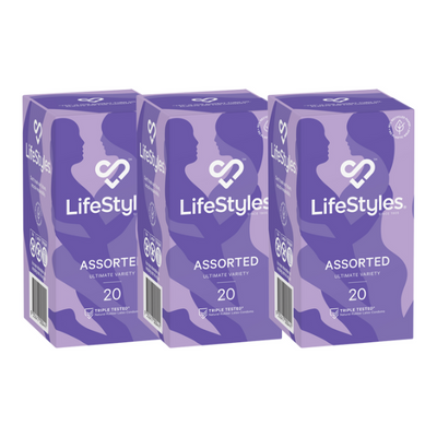 LifeStyles Assorted 20's 3pk - One Stop Adult Shop