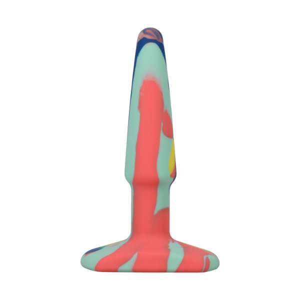 Groovy Silicone Anal Plug 4" Sunrise - One Stop Adult Shop