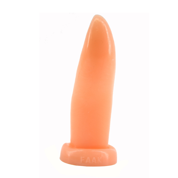 Tongue Shape Anal Plug Flesh - One Stop Adult Shop