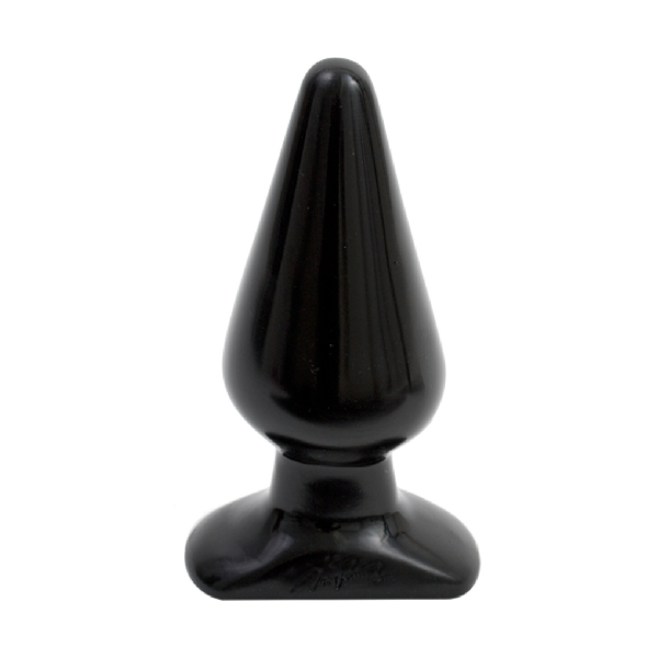 Doc Johnson Classic Butt Plug Smooth Large Black - One Stop Adult Shop