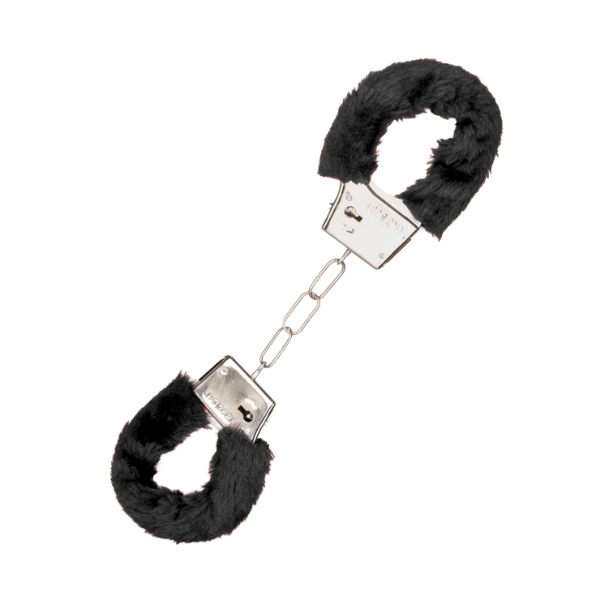 Playful Furry Cuffs Black - One Stop Adult Shop