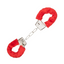 Playful Furry Cuffs Red - One Stop Adult Shop