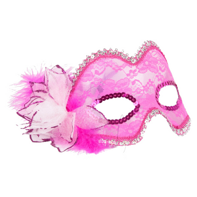 Masquerade Masks Pink - One Stop Adult Shop