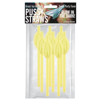 Pussy Straws Glow-In-The-Dark - One Stop Adult Shop