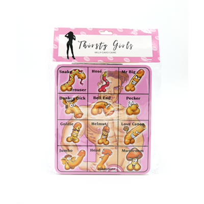 Thirsty Girls Willy Bingo Playing Cards Game - One Stop Adult Shop