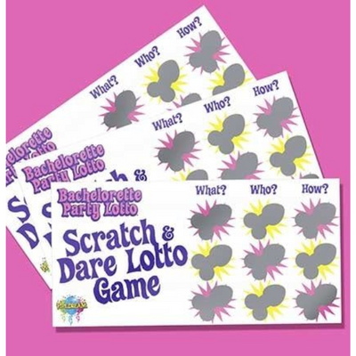 Bachelorette Party Favours Lotto Cards - One Stop Adult Shop