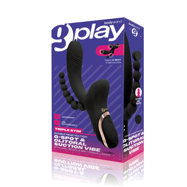 Bodywand G-Play G-Spot & Clitoral Suction Vibe - One Stop Adult Shop