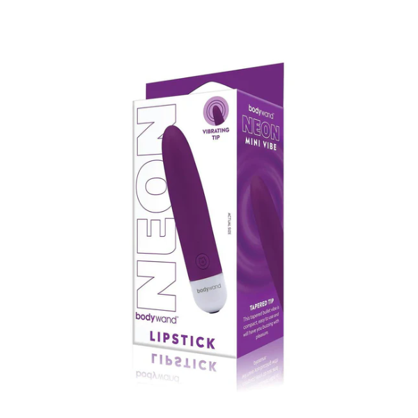 Bodywand Neon Mini Lipstick Neon Purple - One Stop Adult Shop