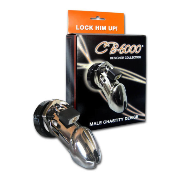 CB-6000 Chastity Cock Cage Kit Chrome - One Stop Adult Shop