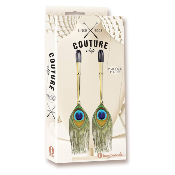 Couture Clip Peacock Plume - One Stop Adult Shop