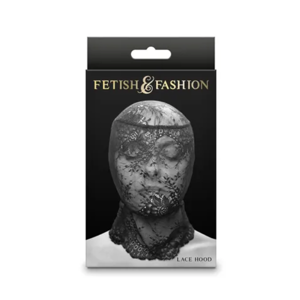 Fetish & Fashion Lace Hood Black - One Stop Adult Shop