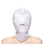 Fetish & Fashion Zippered Mouth Hood White - One Stop Adult Shop