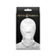 Fetish & Fashion Zippered Mouth Hood White - One Stop Adult Shop