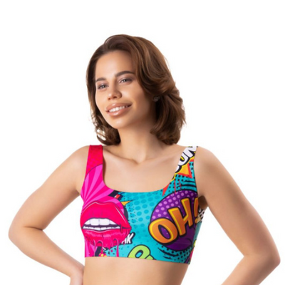 Comics Oh Crop Top XL - One Stop Adult Shop