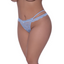 Cross Strap Split Thong Periwinkle L - One Stop Adult Shop