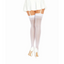 Dreamgirl Back Seam Sheer Thigh High Stockings White - One Stop Adult Shop