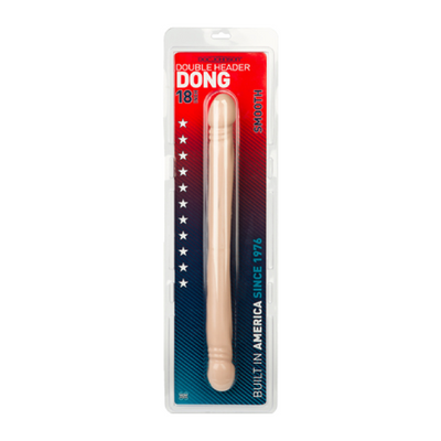 Smooth Double Header Dong 18" (Flesh)