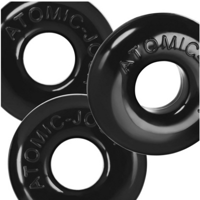 Ringer Max 3 Pc Cockring Set Black - OSAS