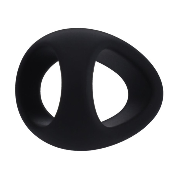 Stirrup Silicone Cock Ring Onyx