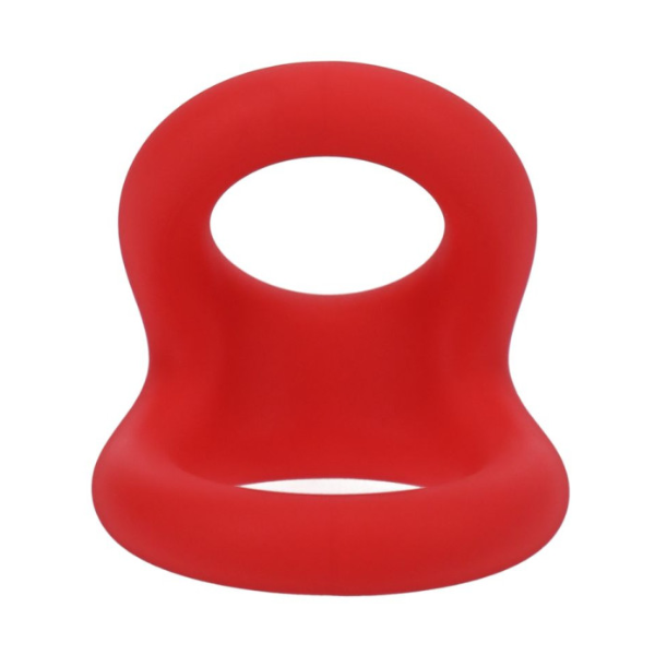 Uplift Silicone Cock Ring Crimson