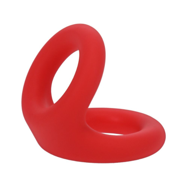 Uplift Silicone Cock Ring Crimson