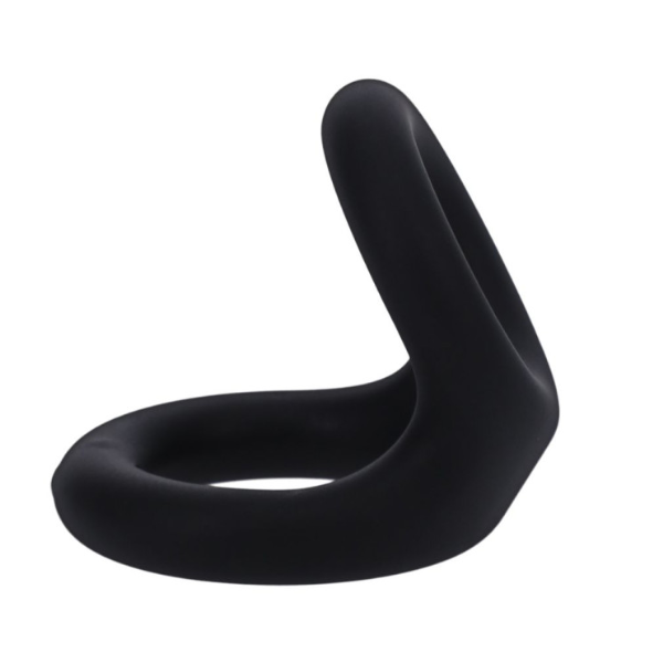 Uplift Silicone Cock Ring Onyx