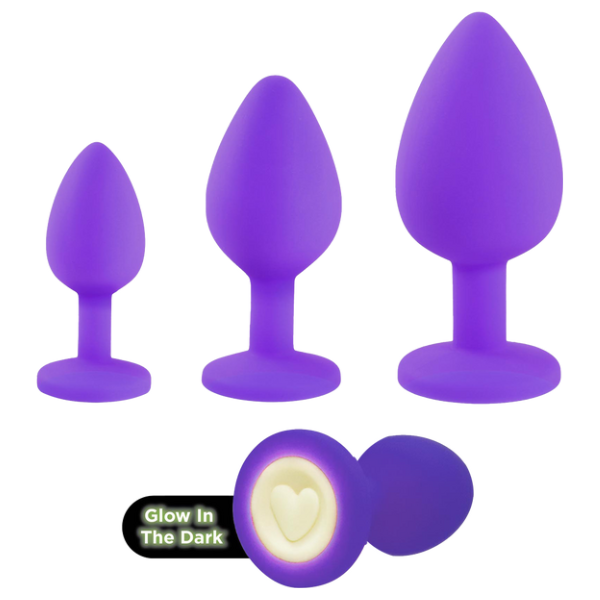 Glow In The Dark Heart Plug - OSAS