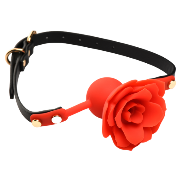 Blossom Gag Silicone Rose Gag