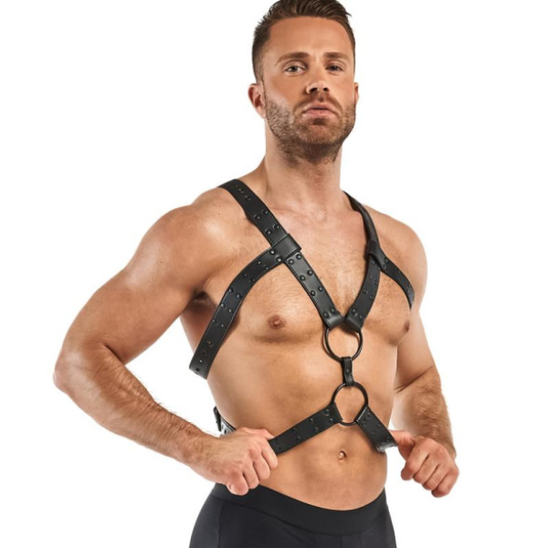 Rocco Bondage Harness Black - OSAS