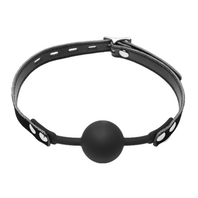 Premium Hush Locking Silicone Comfort Ball Gag - OSAS