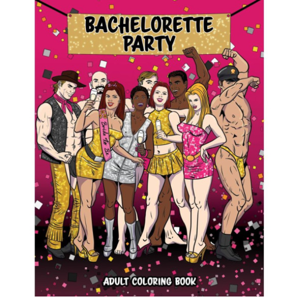 Bachelorette Party Colouring Book