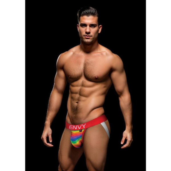 Rainbow Pride Jock Red S/M