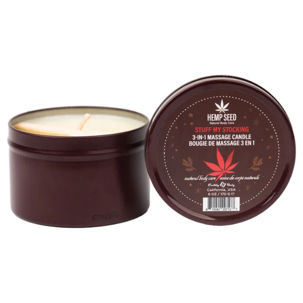 Hemp Seed 3-In-1 Massage Candle Stuff My Stocking