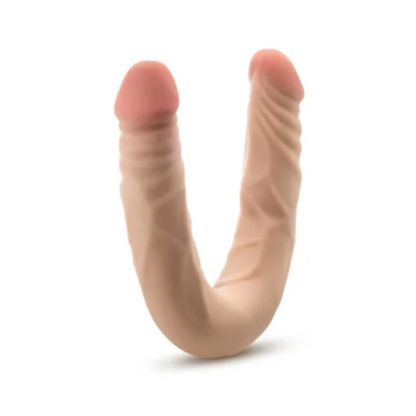 Dr. Skin Plus 14in Posable Double Dong Flesh