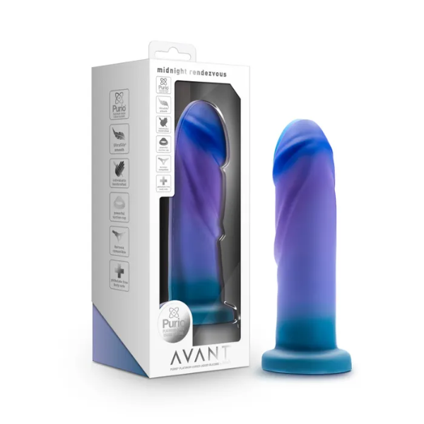 Avant Midnight Rendezvous Ocean Blue 19cm Dildo