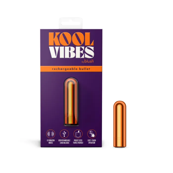 Kool Vibes Rechargeable Mini Bullet Tangerine - OSAS