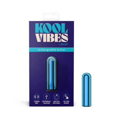 Kool Vibes Rechargeable Mini Bullet Blueberry - OSAS