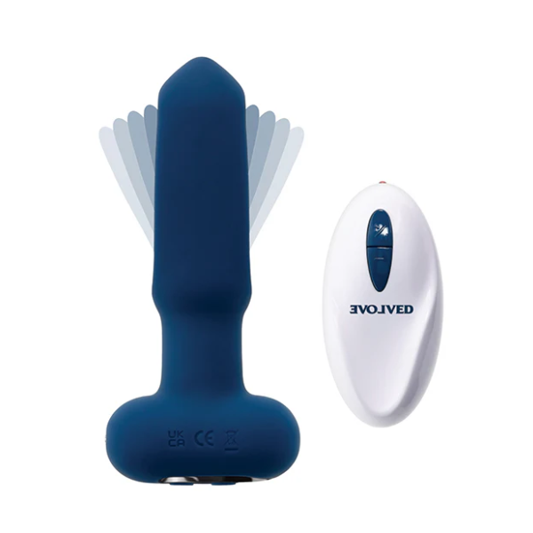 Evolved The Flapper Vibrating & Flapping Butt Plug with Remote