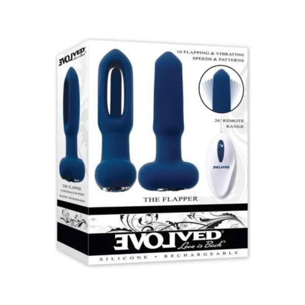 Evolved The Flapper Vibrating & Flapping Butt Plug with Remote