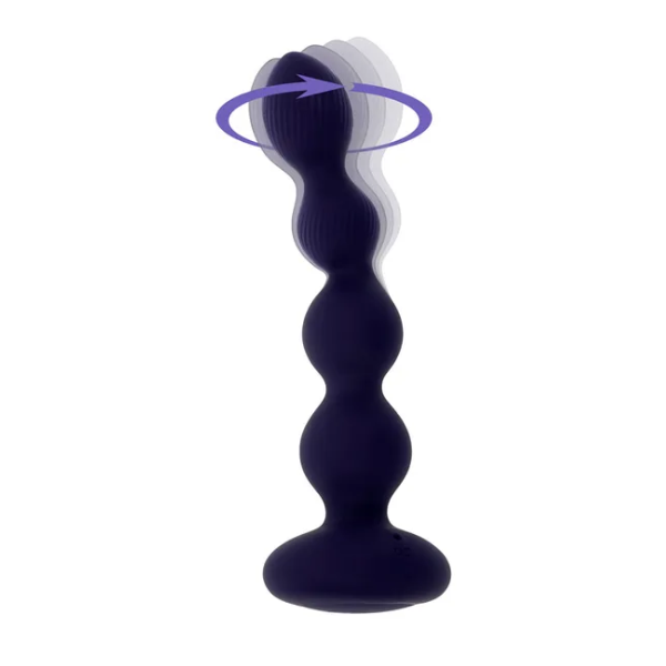 Evolved Pleasure Orbit Twirl & Vibe Beads with Remote