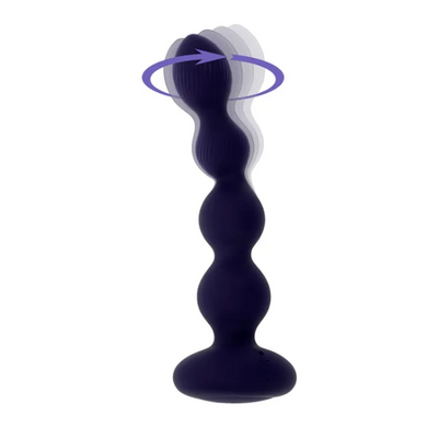 Evolved Pleasure Orbit Twirl & Vibe Beads with Remote - OSAS