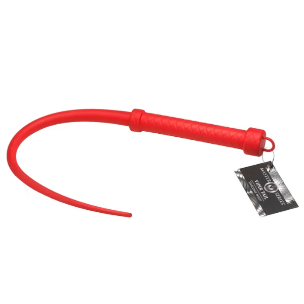 Master Series Viper Tail Silicone Whip Red