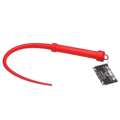 Master Series Viper Tail Silicone Whip Red - OSAS