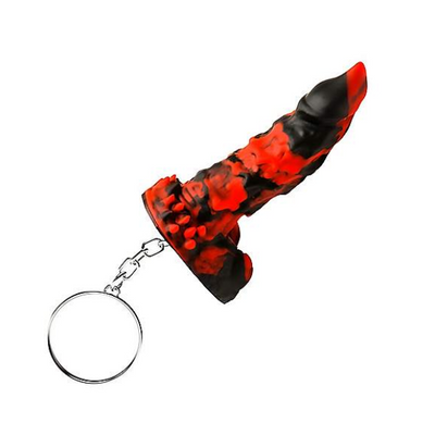 Creature Cocks Fire Demon Keychain